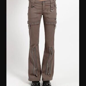 Tripp NYC Super Eyelet Olive Pants